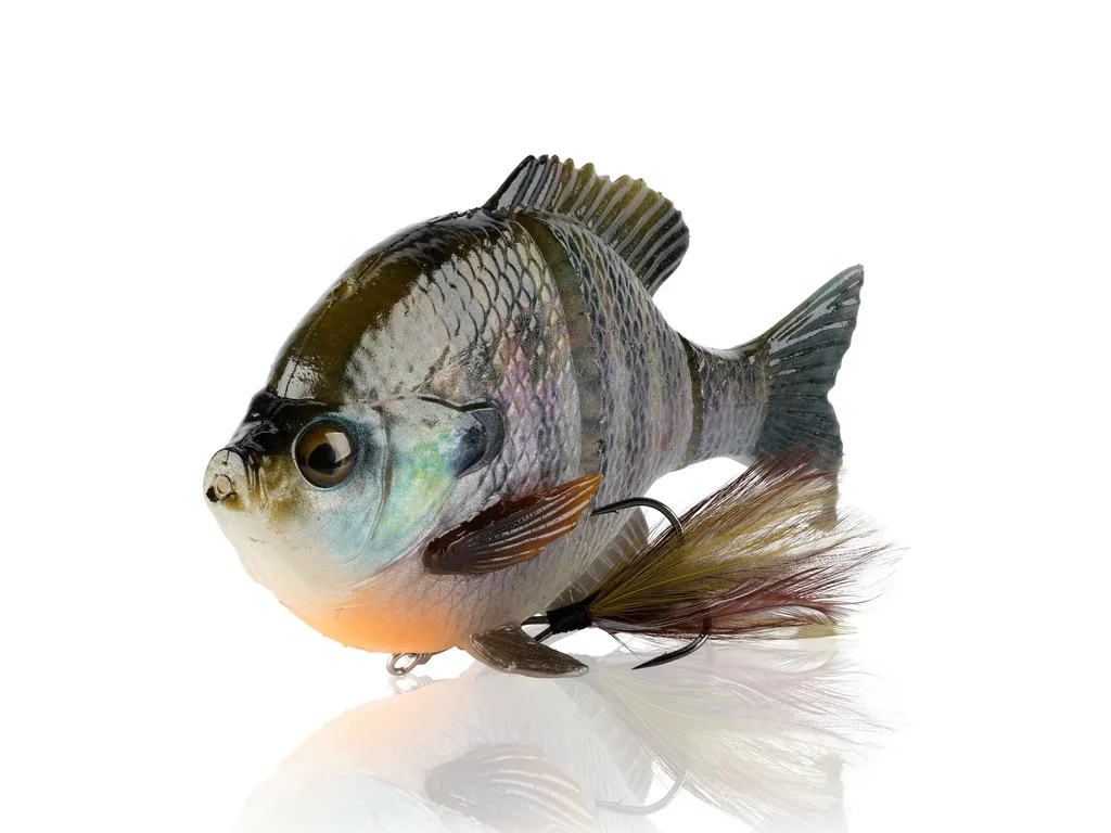 Savage Gear 3D Line Thru Bluegill OG saulesasara svimbeits Male Bluegill krāsā