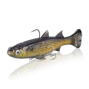 Savage Gear 3D Line Thru Mullet Pro Dark Mullet krāsa