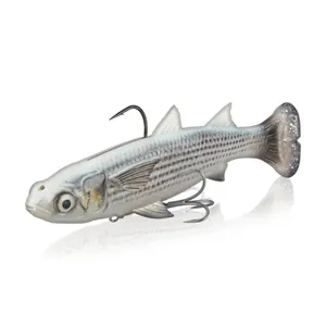 Savage Gear 3D Line Thru Mullet Pro Ghost krāsa
