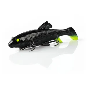 Savage Gear 3D Sucker Black/Chartreuse krāsa