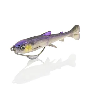 Savage Gear 3D Whitefish Weedless Pulse Tail Purple Gizzard krāsa