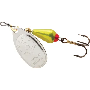 Mepps Aglia BRITE Nr. 3 Chartreuse Body, Silver Blade salikums
