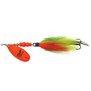 Mepps Aglia Tandem Nr. 5 Hot Orange, Firetiger Tail salikums