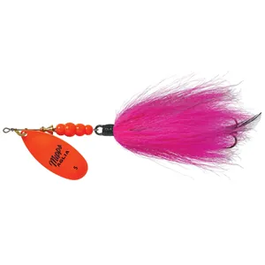 Mepps Aglia Tandem Nr. 5 Hot Orange, Pink Tail salikums