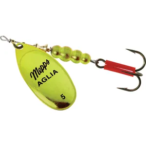 Mepps Aglia Nr. 5 Chartreuse Platium krāsojums