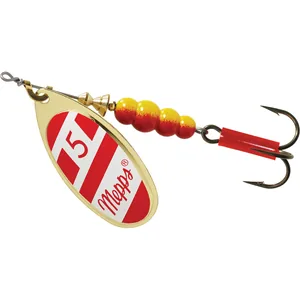 Mepps Aglia Nr. 5 Gold/Red-White krāsojums