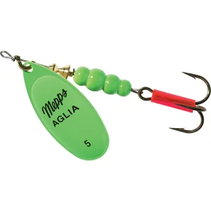 Mepps Aglia Nr. 5 Hot Green krāsojums