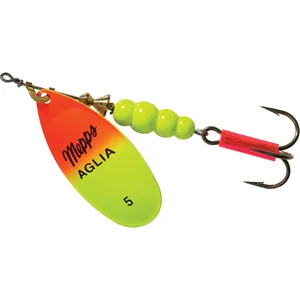 Mepps Aglia Nr. 5 Hot Orange/Chartreuse krāsojums
