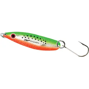 Mepps Bantam Syclops Silver-Hot Orange/Lime krāsa