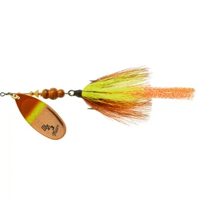 Mepps Bronze Slammer Nr. 3 Copper, Chartreuse Craw salikums