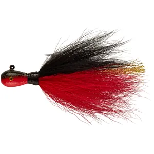 Mepps Bucktail Jig Black/Red krāsa