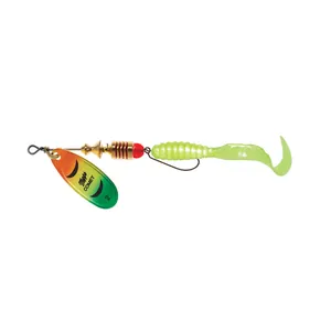Mepps Comet Combo Nr. 2 Firetiger Platium, Chartreuse salikums