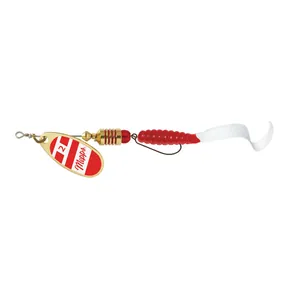 Mepps Comet Combo Nr. 2 Gold/Red-White Decal, Opaque Red-White salikums