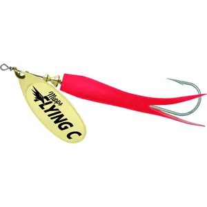Mepps Flying C Gold Blade/Red Sleeve spineris