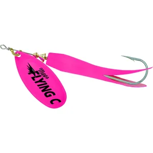 Mepps Flying C Hot Pink Blade and Sleeve spineris