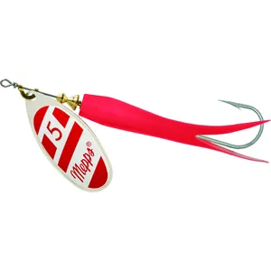Mepps Flying C Silver-Red/White Blade/Red Sleeve spineris
