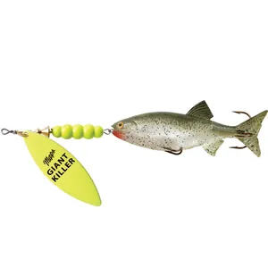 Mepps Giant Killer Mino Hot Chartreuse, Bass Mino salikums