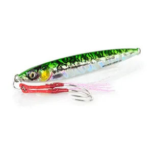 Savage Gear Long Cast Minnow Green Mackerel krāsa