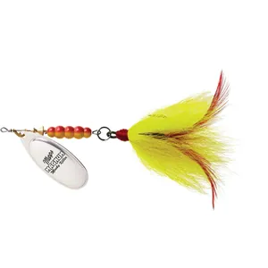 Mepps Magnum Musky Killer Dressed Silver, Yellow Tail salikums