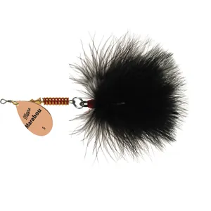 Mepps Marabou Copper, Black Tail salikums