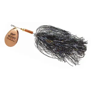 Mepps Musky Flashabou Copper, Black Tail salikums
