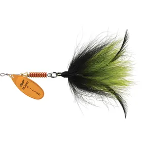 Mepps Musky Killer Orange Platium, Black/Chartreuse Tail salikums