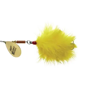 Mepps Musky Marabou Gold, Yellow Tail salikums