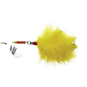 Mepps Musky Marabou Hot White, Yellow Tail salikums