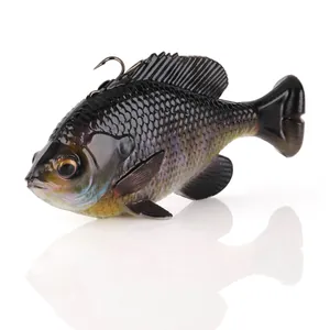 Savage Gear Pulse Tail Bluegill Line Thru Black Gill krāsa