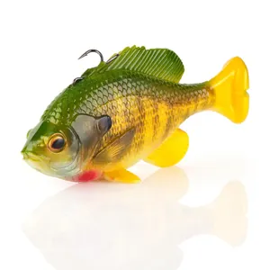 Savage Gear Pulse Tail Bluegill Line Thru Vivid Gill krāsa