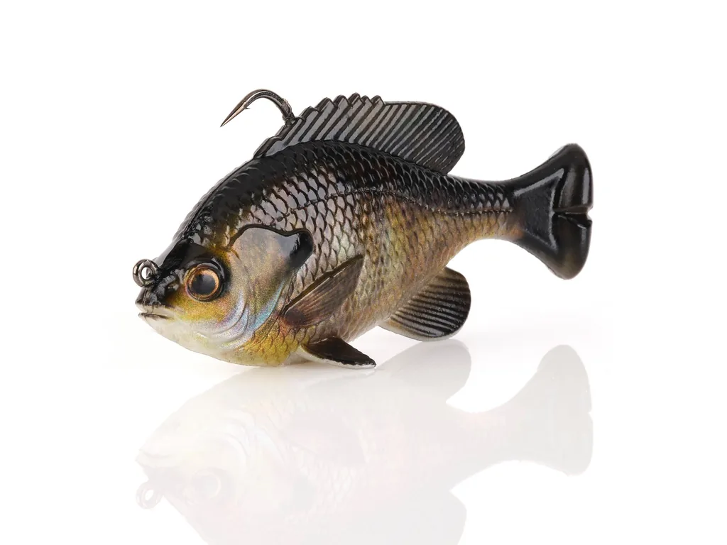 Savage Gear Pulse Tail Bluegill RTF saulesasara svimbeits Bluegill krāsā