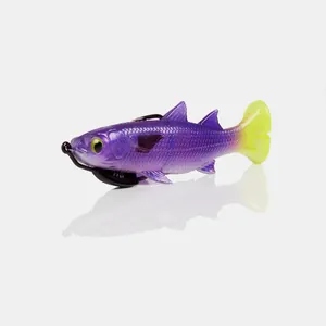 Savage Gear Pulse Tail Mullet LB Plum/Chartreuse krāsa