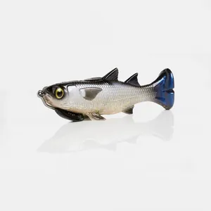 Savage Gear Pulse Tail Mullet LB Silver krāsa