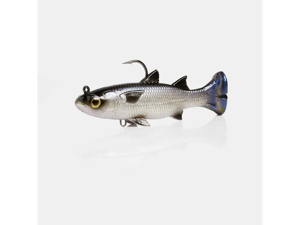 Savage Gear Pulse Tail Mullet RTF kefales svimbeits Silver Mullet krāsā