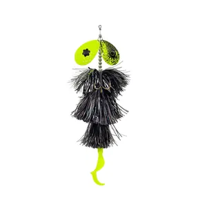 Savage Gear Savage Blade Double Black Chartreuse krāsa
