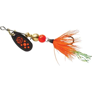 Mepps Spin Fly Black Fury Fluorescent salikums