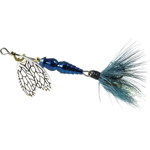 Mepps Thunder Bug Blue Tail Fly, Silver salikums