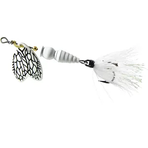 Mepps Thunder Bug White Miller, White salikums