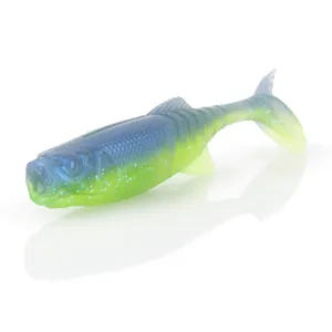 Savage Gear Toughtec NED Minnow Electric Blue Chartreuse krāsa