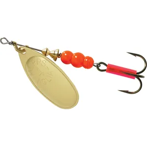 Mepps Trophy Series Fluorescent Orange, Gold salikums