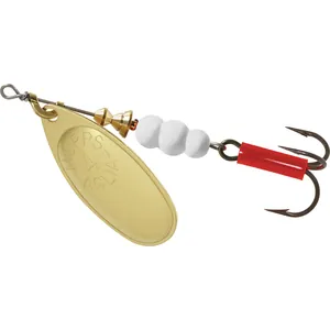 Mepps Trophy Series Hot White, Gold salikums