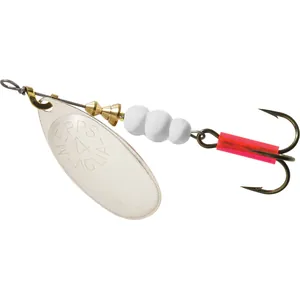 Mepps Trophy Series Hot White, Silver salikums