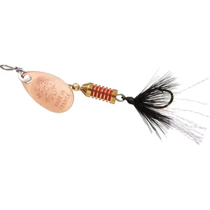 Mepps Aglia Dressed Single Copper, Black Ultra Lite salikums