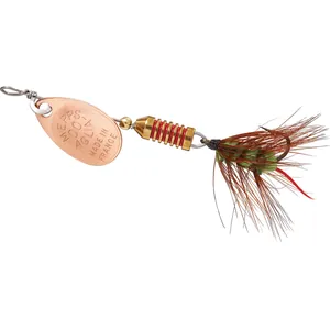 Mepps Aglia Wooly Worm Copper, Green Ultra Lite salikums