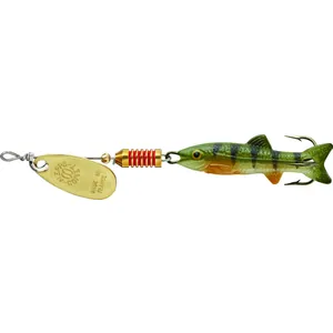 Mepps Comet Mino Gold, Perch Ultra Lite salikums
