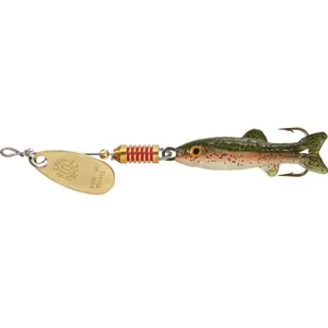 Mepps Comet Mino Gold, Rainbow Trout Ultra Lite salikums