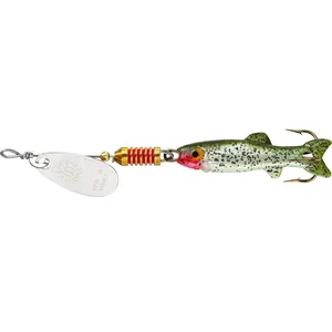 Mepps Comet Mino Silver, Baby Bass Ultra Lite salikums