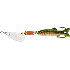 Mepps Comet Mino Silver, Rainbow Trout Ultra Lite salikums