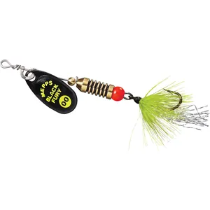 Mepps Black Fury Dressed Single Chartreuse Ultra Lite salikums