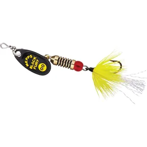 Mepps Black Fury Dressed Single Yellow Ultra Lite salikums